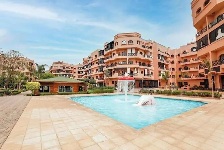 Appartement De Luxe 2 Chambres Centre Ville Village Privee Avec 5 Piscines Marrakesh